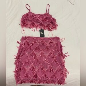 Eras Tour concert pink 2 piece set size small